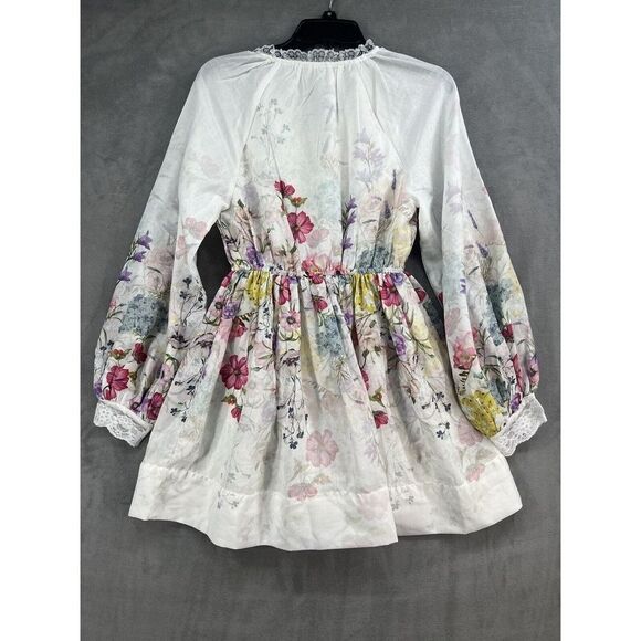 Anthropologie Let Me Be A-Line Mini Dress Floral Size X-Small - Picture 7 of 12
